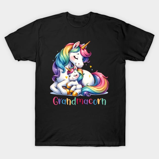 Grandmacorn Unicorn Mothers Day cool mothers day T-Shirt by KawaiiFoodArt